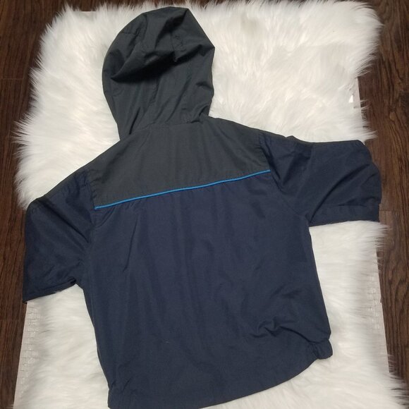 Protection System Kids Navy Blue  Lightweight Jacket Boy Windbreaker Coat Zipper - Picture 7 of 10